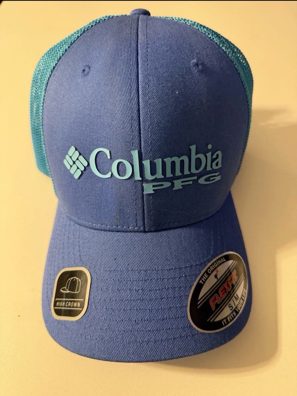 Columbia Mesh Trucker Hat Blue NWT